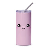Adorable Pink Smiling Face Insulated Tumbler product